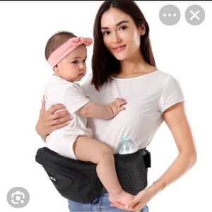 Black Baby Hip Seat Carrier